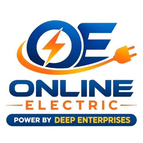 Online Electric - Power by Deep Enterprises Logo